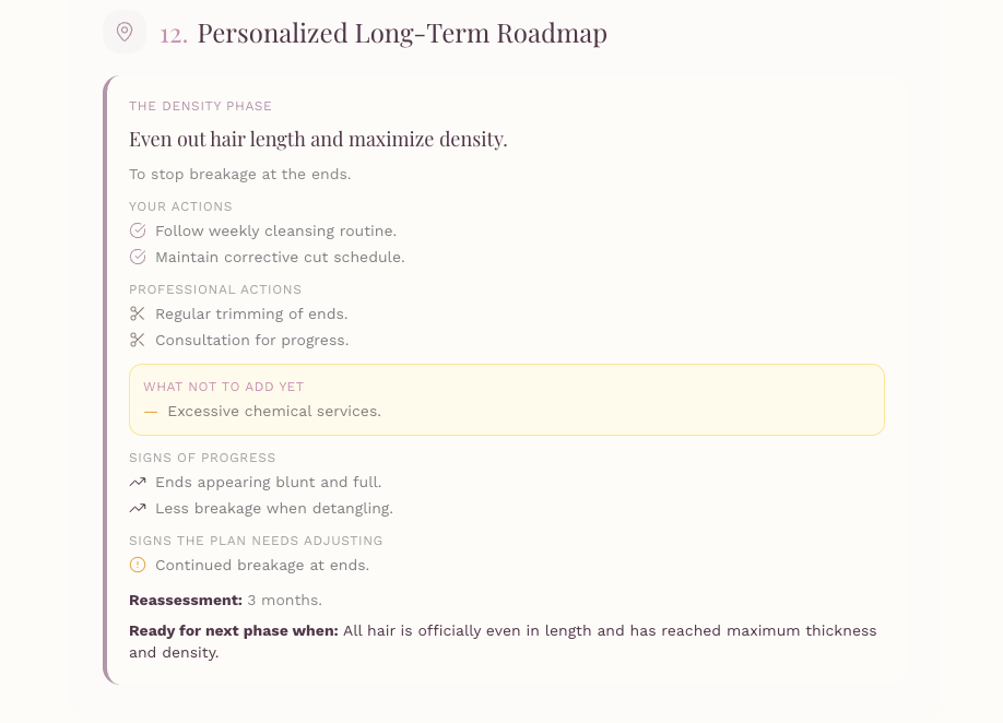 Healthy Hair Protocol — 30 / 60 / 90-Day Focus