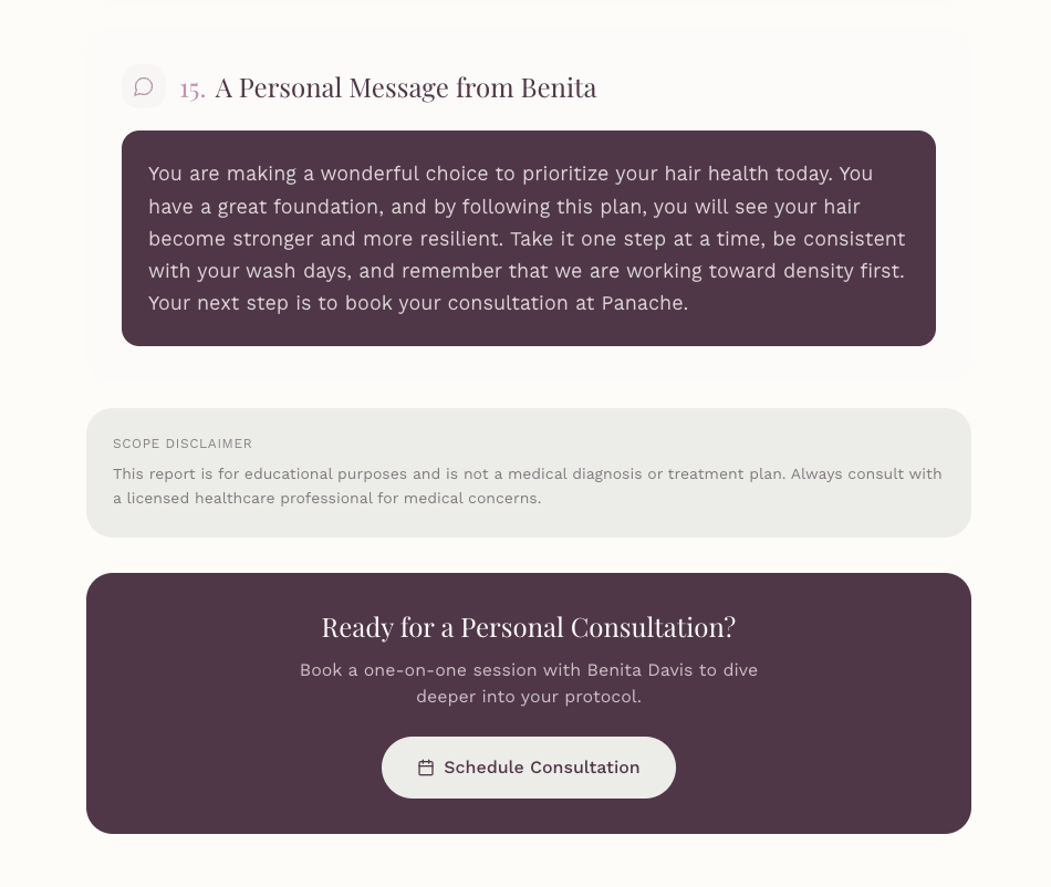 Healthy Hair Protocol — Next Steps